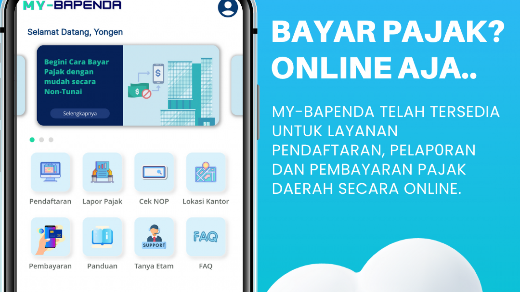 Blue Minimal Creative Modern Cloud Games App Online Instagram Post